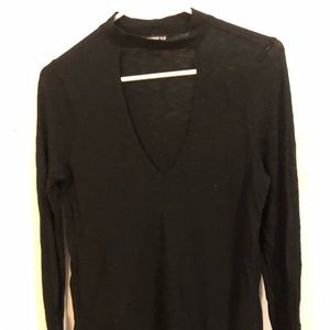 Express Top with Cutout Neck